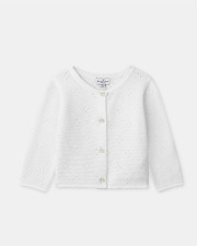 Openwork knit cardigan Ecru colour  Sergent Major