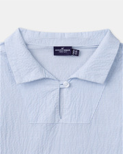 Striped shirt with roll-up sleeves Blue colour  Sergent Major