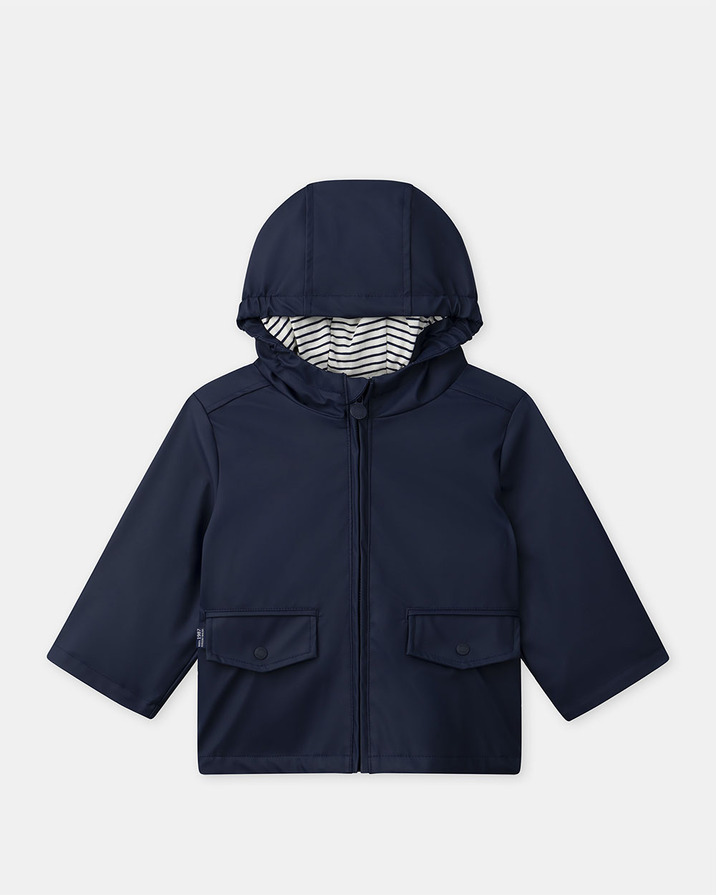Unisex mid-season raincoat Navy blue colour  Sergent Major