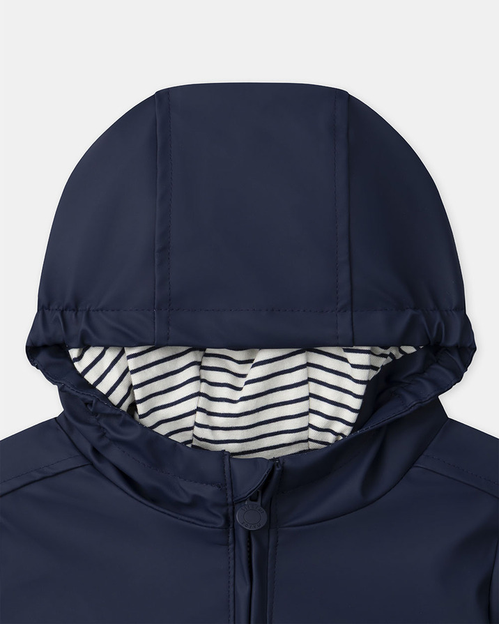 Unisex mid-season raincoat Navy blue colour  Sergent Major