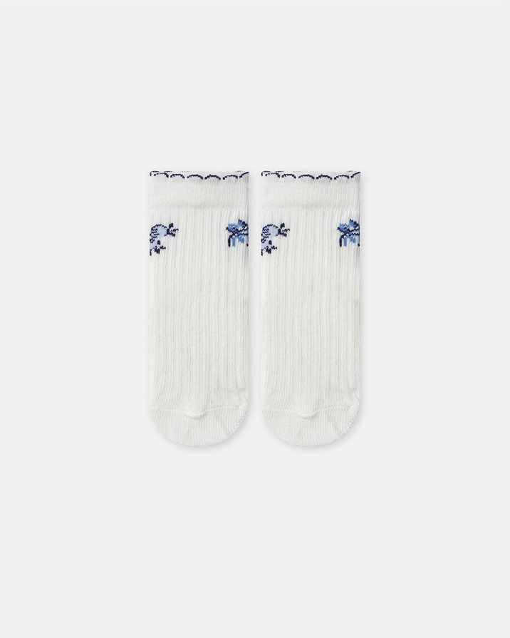 Set of 3 pairs of berry print socks Blue colour  Sergent Major