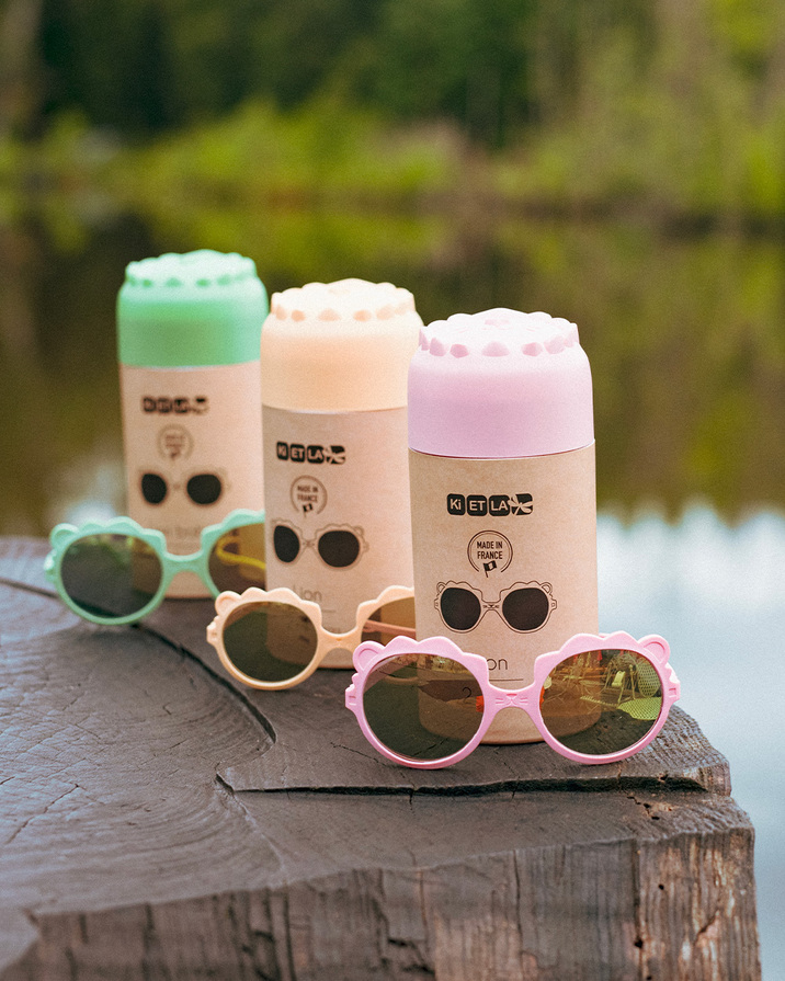 Baby sunglasses Lion 1-2 years Vanilla colour  Ki Et La