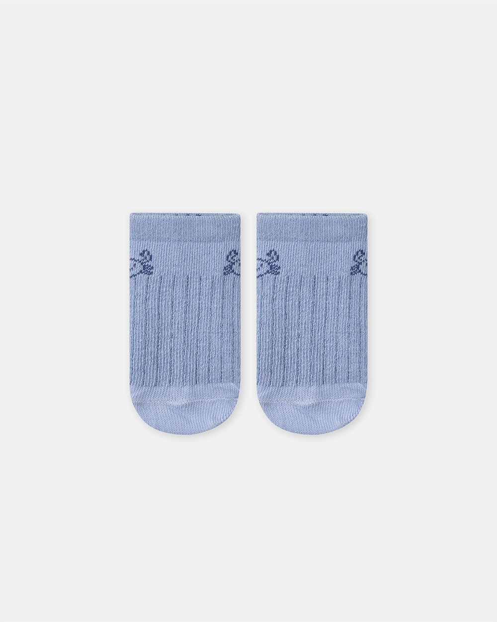 Crab jacquard ankle socks Pastel blue colour  Sergent Major