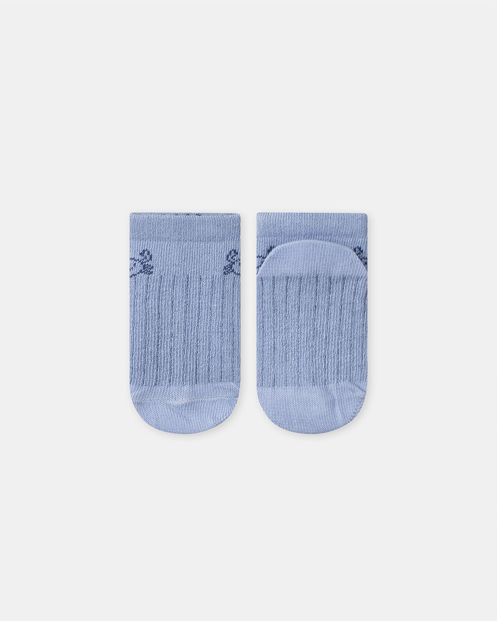 Crab jacquard ankle socks Pastel blue colour  Sergent Major