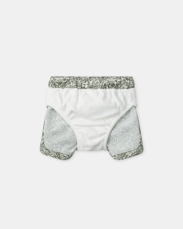 Jungle print swim shorts with lining Khaki colour  Sergent Major