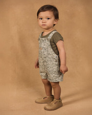 Tropical print short overalls Khaki colour  Sergent Major