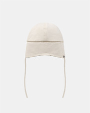 Bear-print neck-covering cap Beige colour  Sergent Major