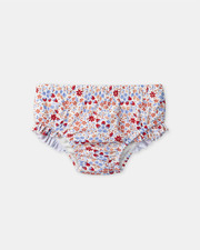 Strawberry and flower-print swim cover-up Red colour  Sergent Major