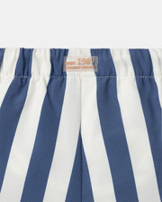 Striped swim shorts with nappy Blue colour  Sergent Major