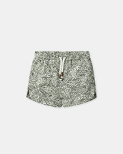 Jungle print swim shorts with lining Khaki colour  Sergent Major
