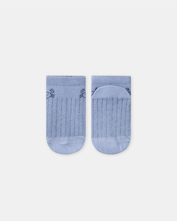 Crab jacquard ankle socks Pastel blue colour  Sergent Major