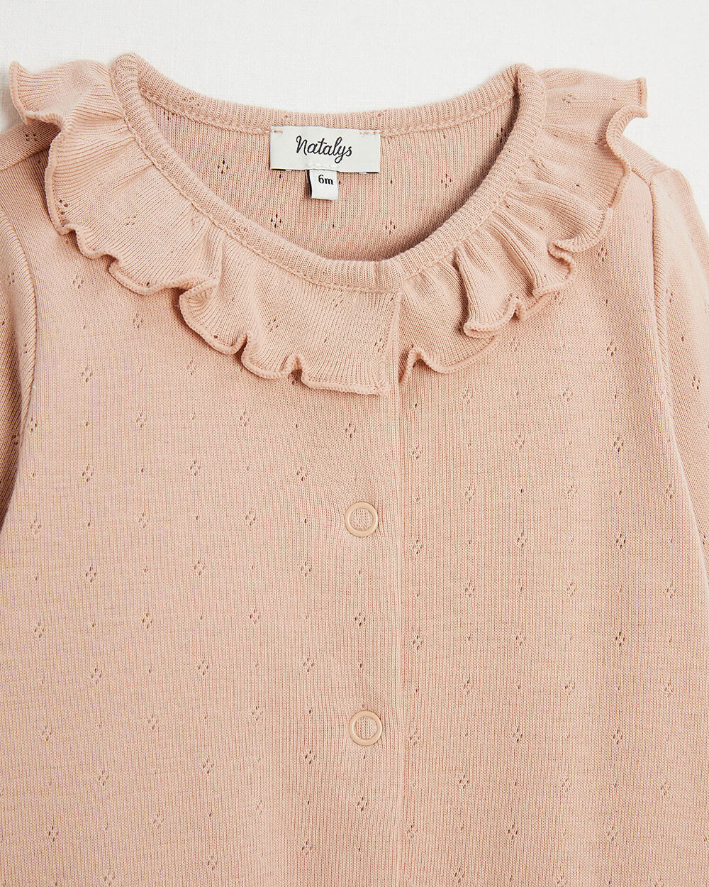 Fancy ribbed onesie Dark pink colour  Natalys