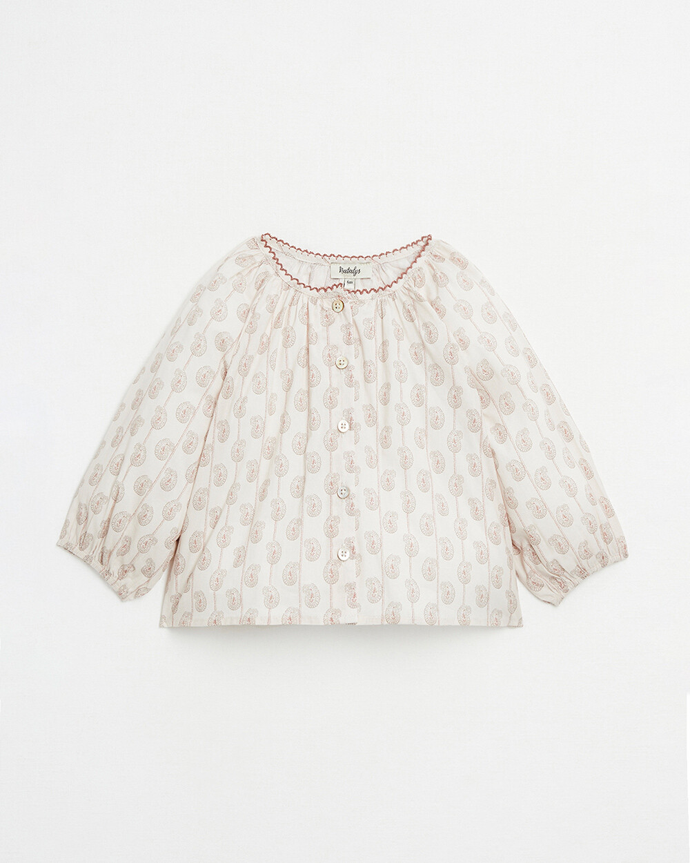 Long-sleeved blouse Floral print  Natalys