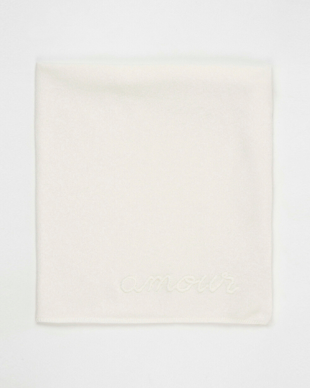Merino wool blanket Off-white colour  Natalys