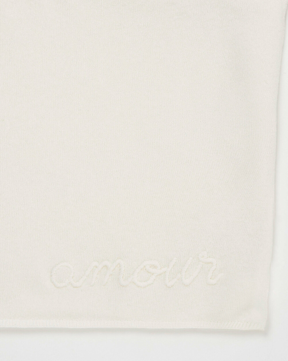 Merino wool blanket Off-white colour  Natalys