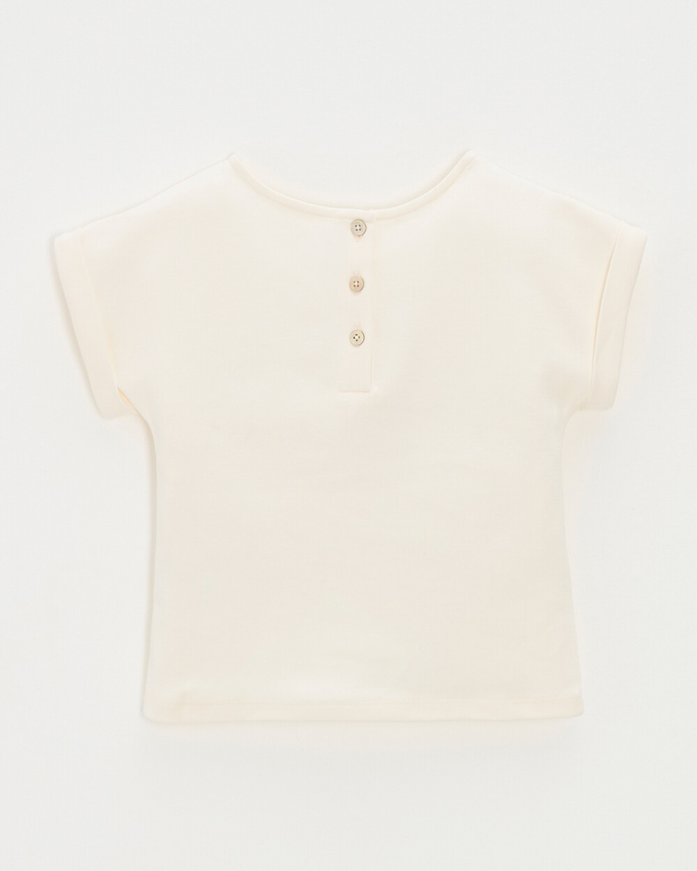 Kid' short-sleeved tee-shirt Embroidered chalk colour  Natalys