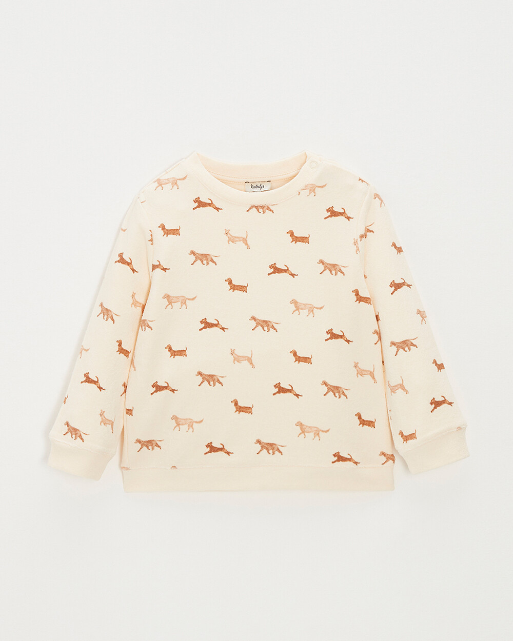 Terrycloth sweatshirt Dog print  Natalys