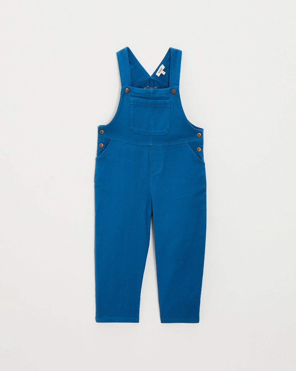 Long twill dungarees Blue colour  Natalys