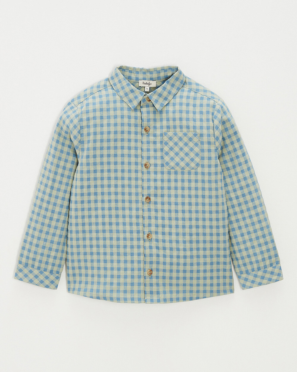 Kid's checkered shirt Blue colour  Natalys