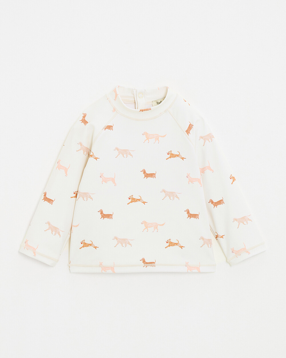 Anti-UV swim tee-shirt Dog print  Natalys
