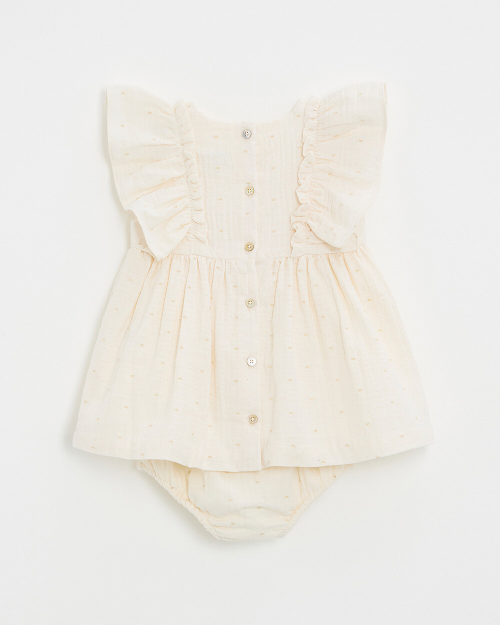 Polka dot dress Off-white colour  Natalys