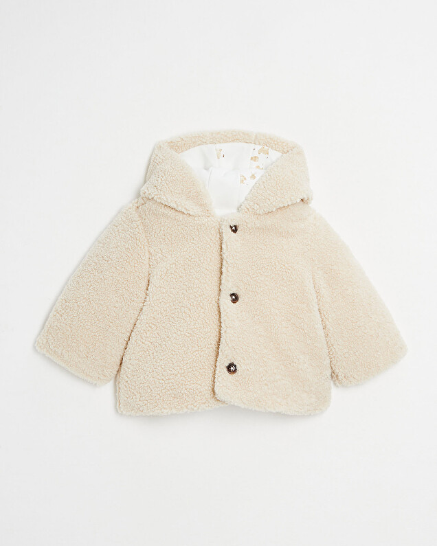 Faux fur jacket Natural colour  Natalys