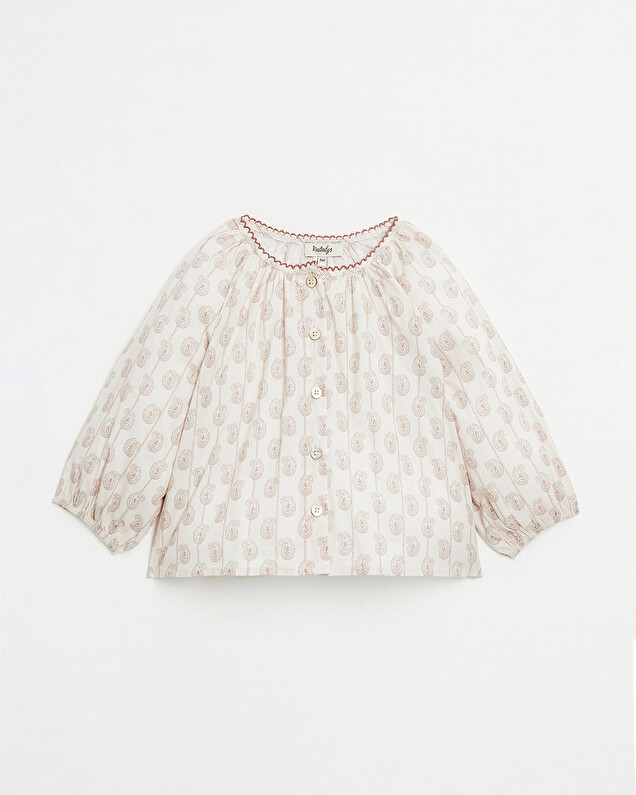 Long-sleeved blouse Floral print  Natalys