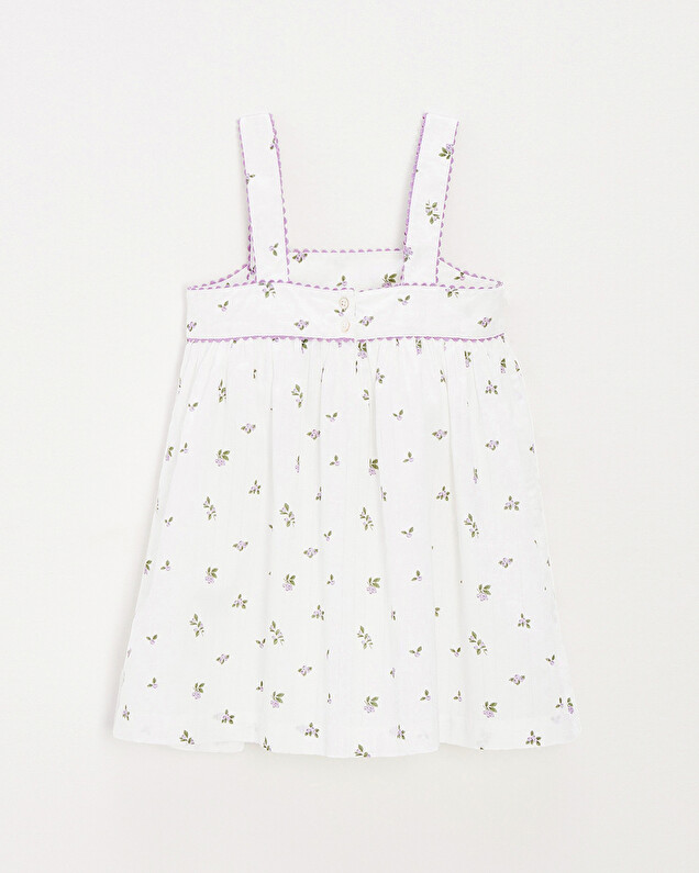 Sleeveless dress Blueberry print Natalys