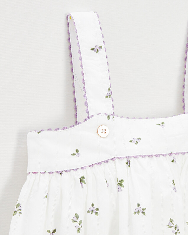 Sleeveless dress Blueberry print Natalys