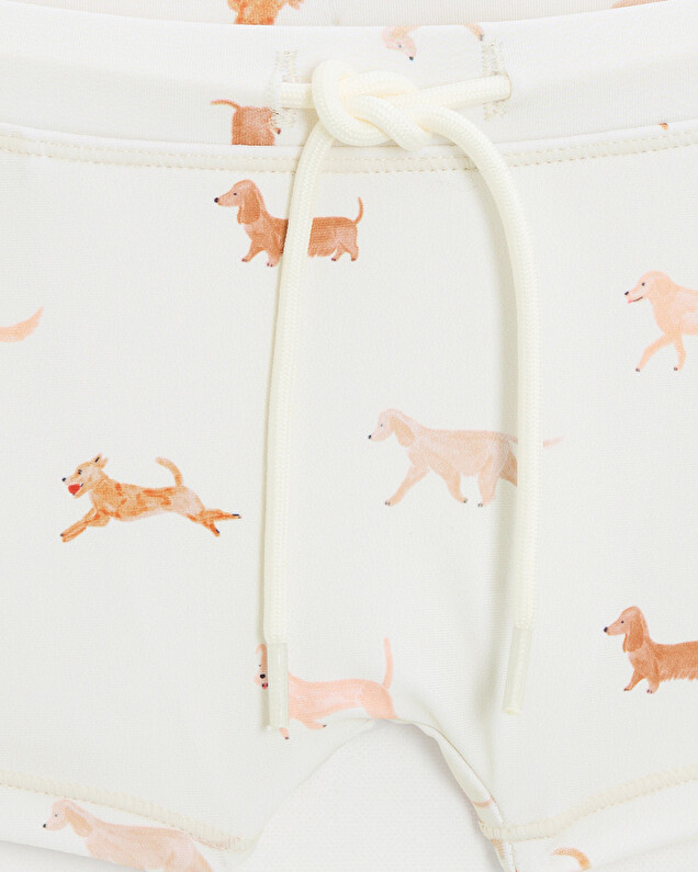 Anti-UV swim shorts Dog print  Natalys
