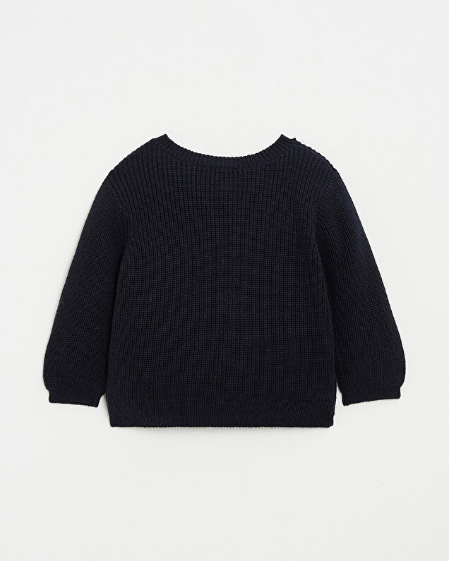 Knitted cardigan Dark blue colour Natalys