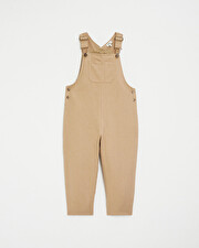 Long velvet overalls Camel colour  Natalys