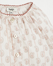 Long-sleeved blouse Floral print  Natalys