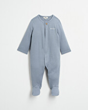 Honeycomb onesie Blue-grey colour  Natalys