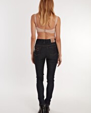 Slim-fit maternity jeans Raw denim  Cache coeur