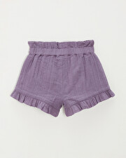 Cotton gauze shorts Purple colour  Natalys