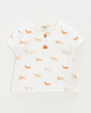 Short-sleeved shirt Dog print  Natalys