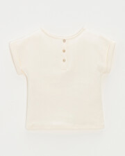 Kid' short-sleeved tee-shirt Embroidered chalk colour  Natalys