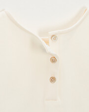 Kid' short-sleeved tee-shirt Embroidered chalk colour  Natalys
