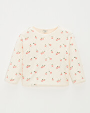 Kid's terrycloth sweatshirt Apple print  Natalys