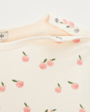 Kid's terrycloth sweatshirt Apple print  Natalys