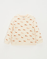 Terrycloth sweatshirt Dog print  Natalys