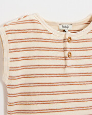 2-piece terrycloth pyjamas Ecru coloured stripes  Natalys