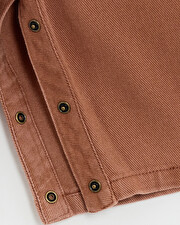 Long twill dungarees Rust colour  Natalys