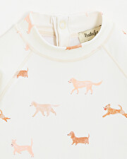 Anti-UV swim tee-shirt Dog print  Natalys