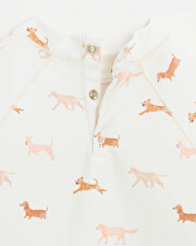 Kid's anti-UV swim tee-shirt Dog print  Natalys