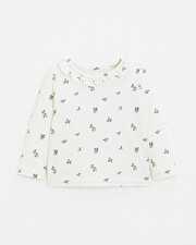 Anti-UV swim tee-shirt Blueberry print  Natalys