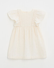 Kid's polka dot dress Off-white colour  Natalys