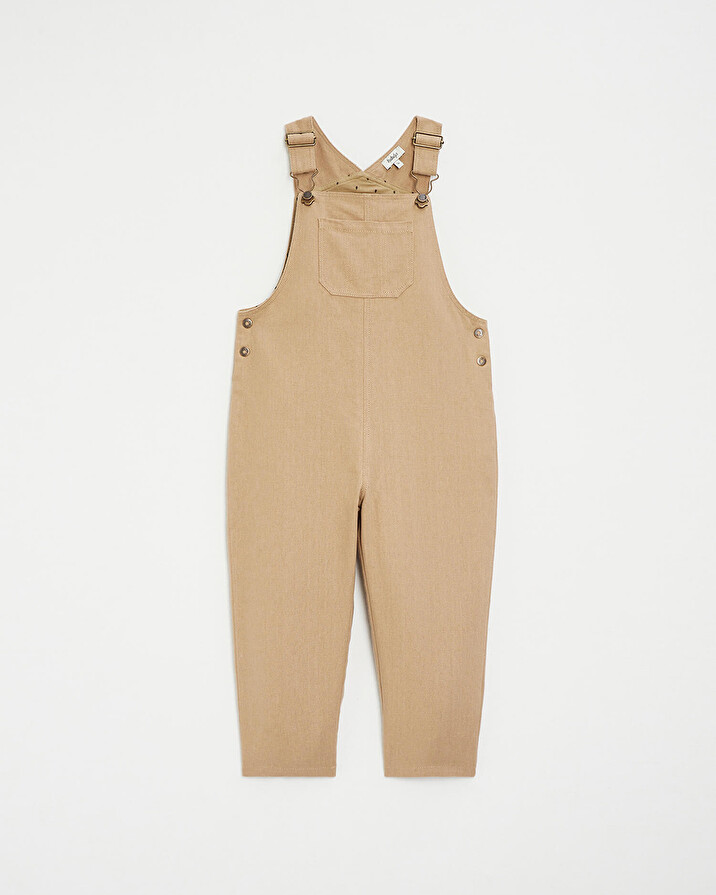 Long velvet overalls Camel colour  Natalys