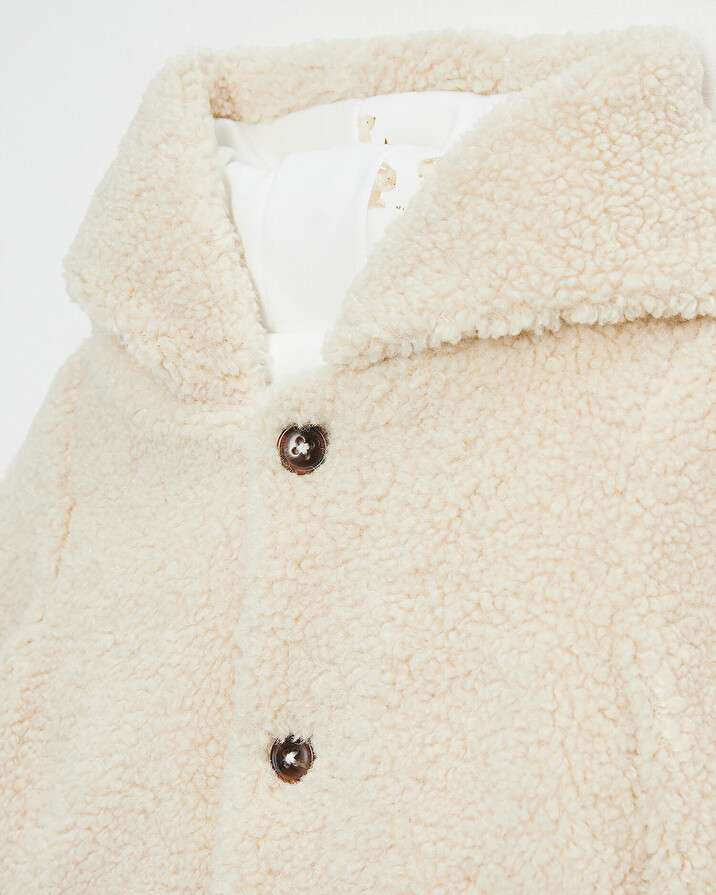 Faux fur jacket Natural colour  Natalys